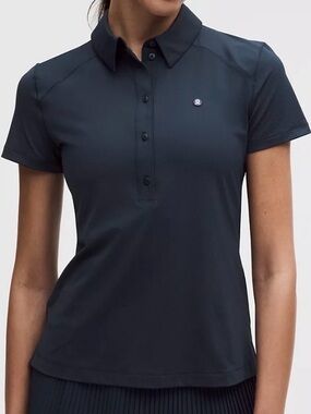 Lululemon Quick-Dry Short-Sleeve Polo Shirt
